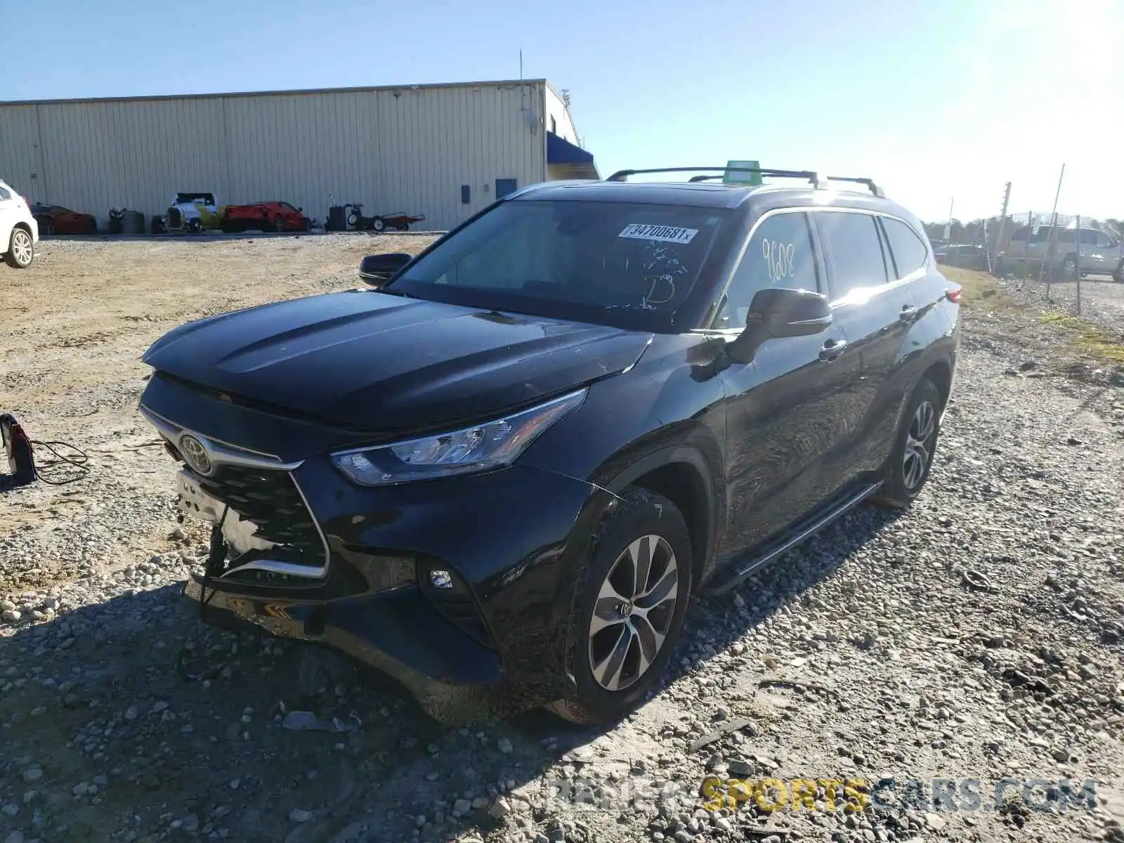 2 Photograph of a damaged car 5TDHZRAH4LS501301 TOYOTA HIGHLANDER 2020