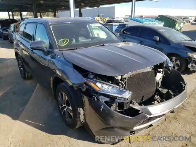 1 Photograph of a damaged car 5TDHZRAH6LS010888 TOYOTA HIGHLANDER 2020