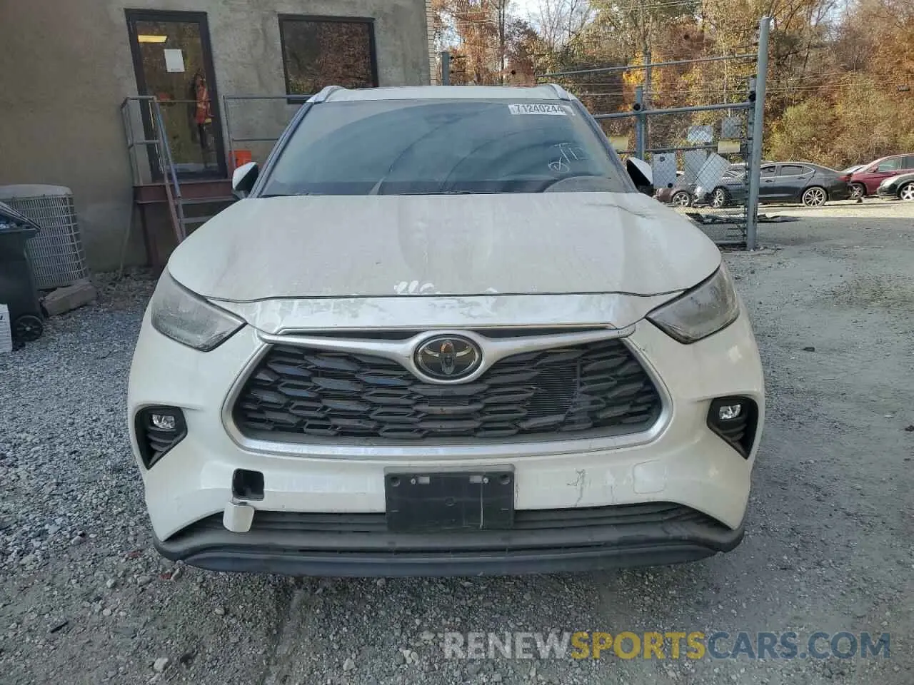 5 Photograph of a damaged car 5TDHZRBH0LS031024 TOYOTA HIGHLANDER 2020