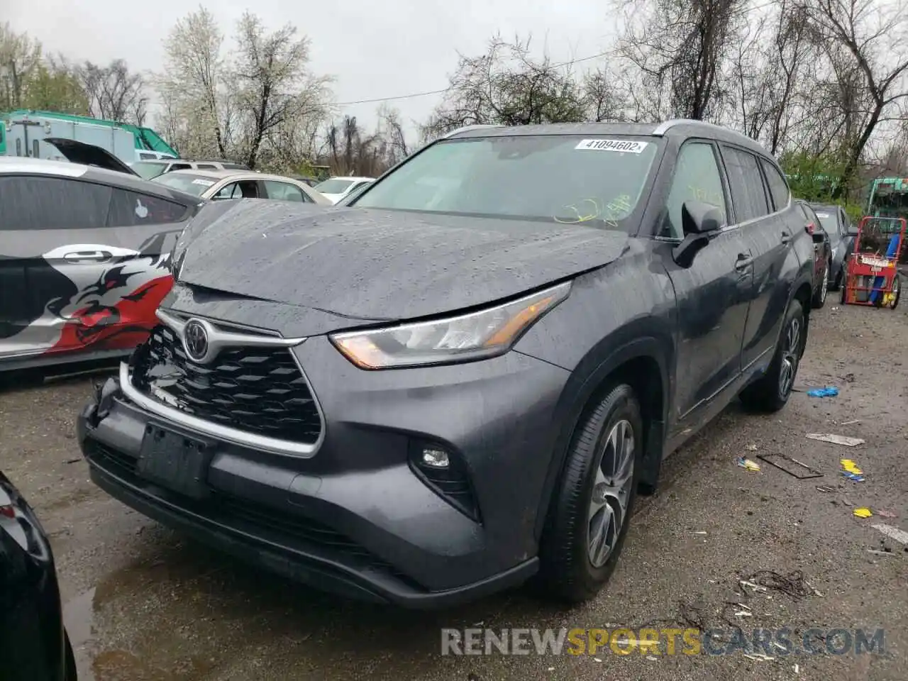 2 Photograph of a damaged car 5TDHZRBH0LS051290 TOYOTA HIGHLANDER 2020