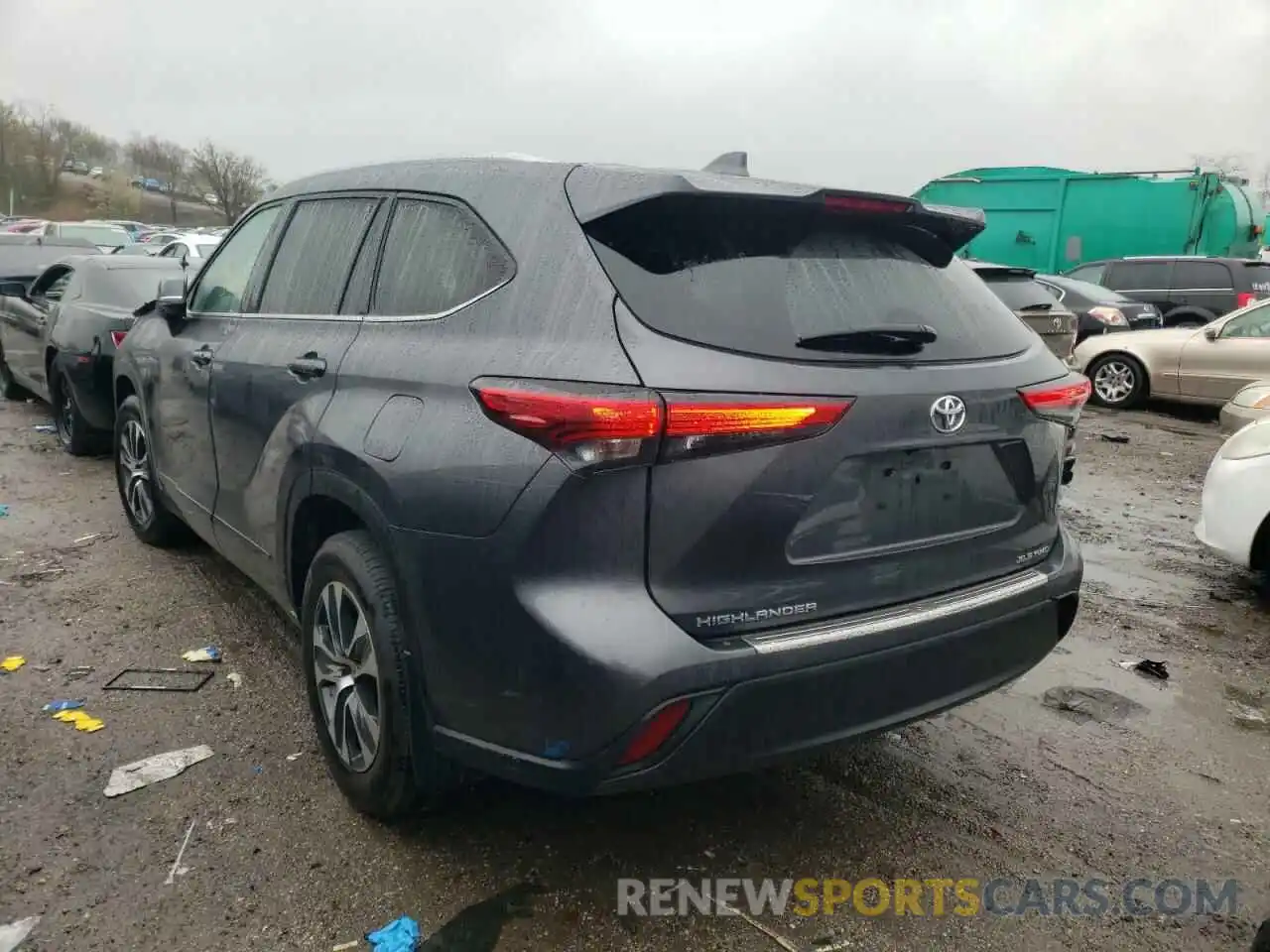 3 Photograph of a damaged car 5TDHZRBH0LS051290 TOYOTA HIGHLANDER 2020