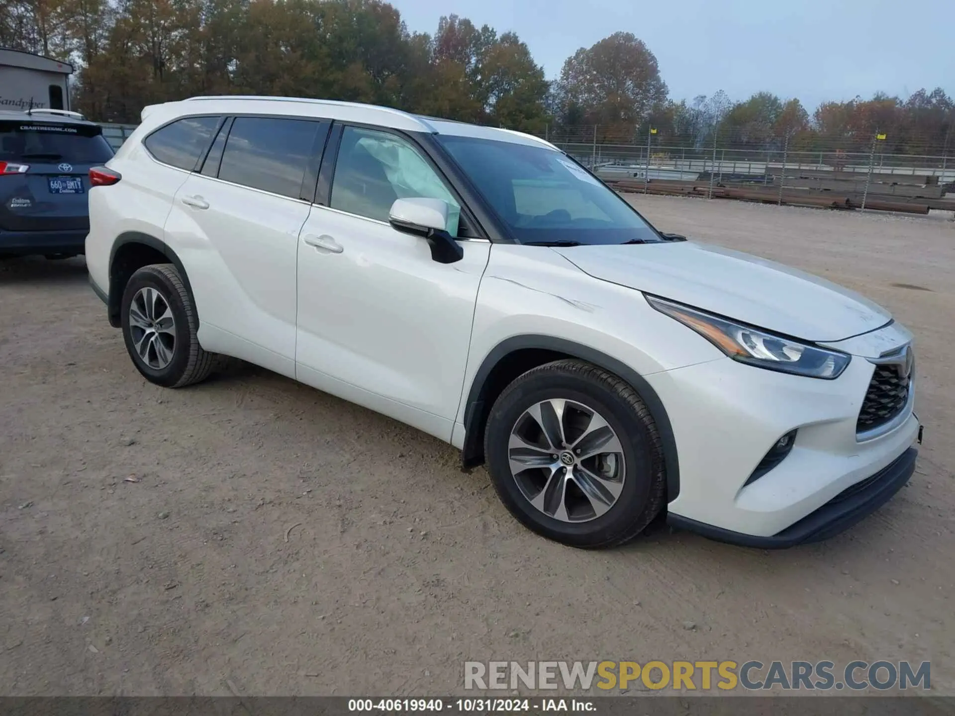 1 Photograph of a damaged car 5TDHZRBH0LS504310 TOYOTA HIGHLANDER 2020