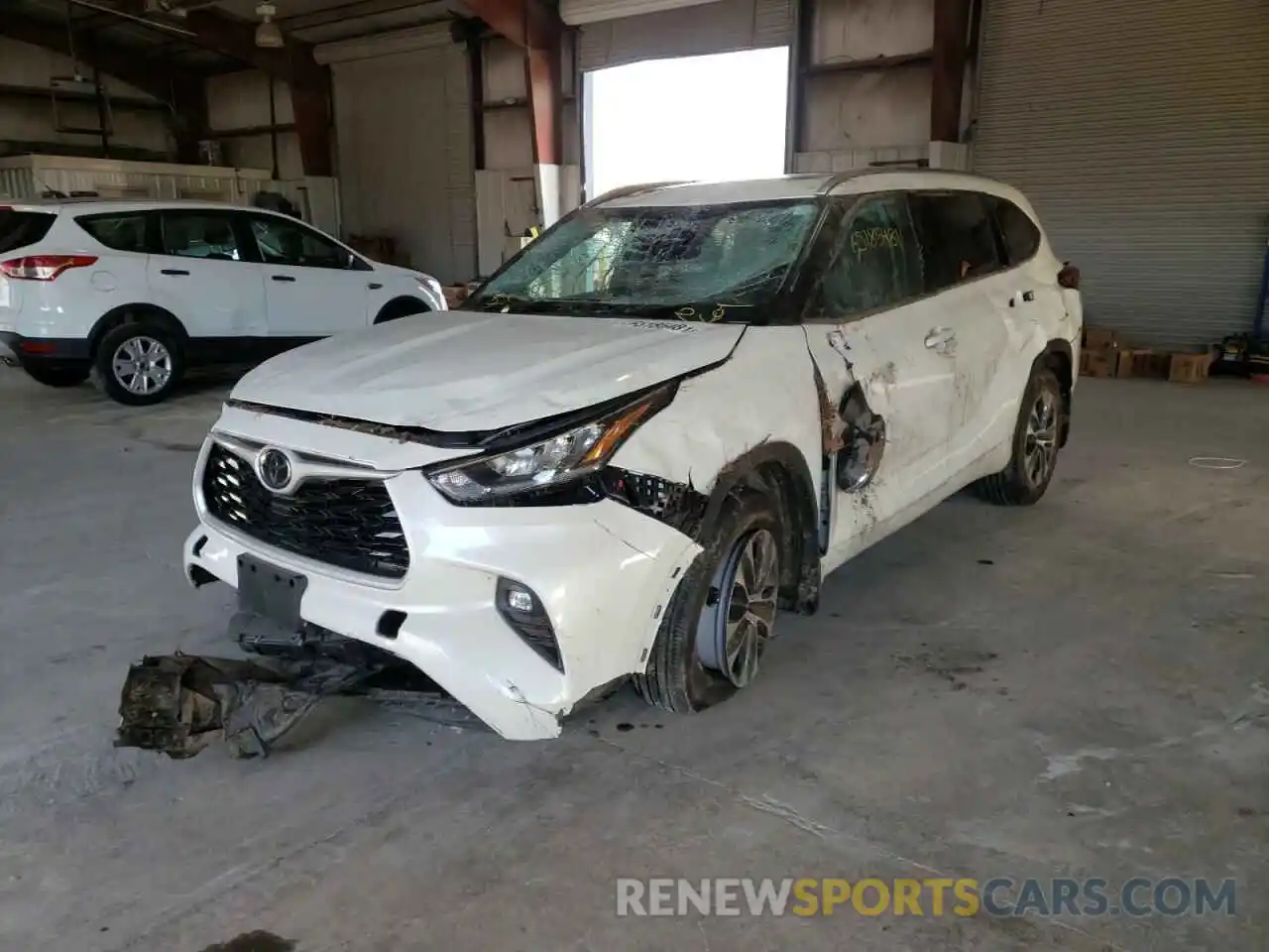 2 Photograph of a damaged car 5TDHZRBH0LS516814 TOYOTA HIGHLANDER 2020