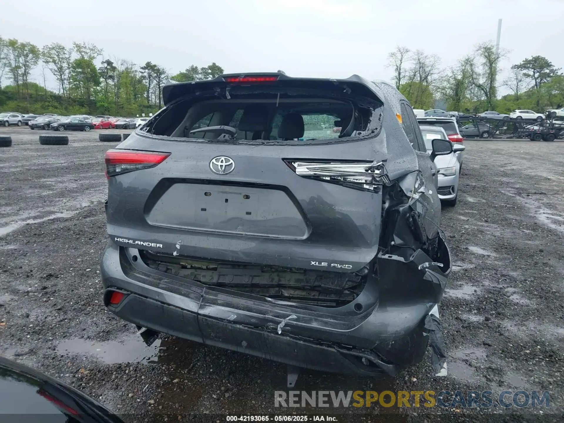 6 Photograph of a damaged car 5TDHZRBH1LS024941 TOYOTA HIGHLANDER 2020