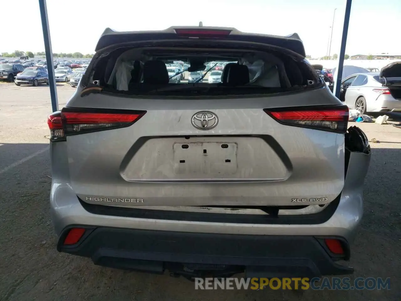 6 Photograph of a damaged car 5TDHZRBH1LS039309 TOYOTA HIGHLANDER 2020