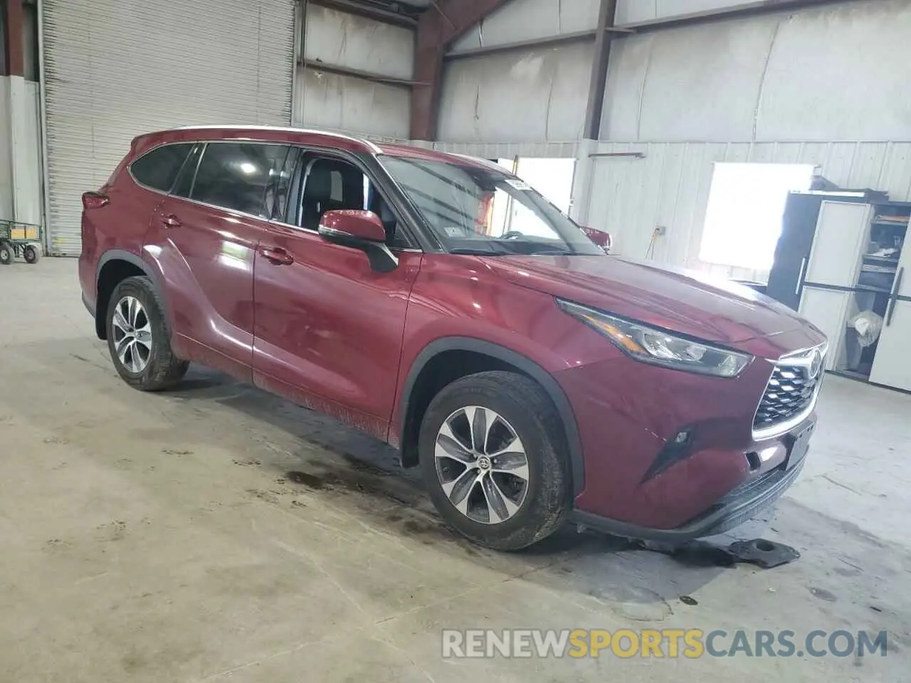 4 Photograph of a damaged car 5TDHZRBH2LS508679 TOYOTA HIGHLANDER 2020