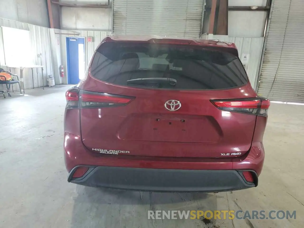 6 Photograph of a damaged car 5TDHZRBH2LS508679 TOYOTA HIGHLANDER 2020