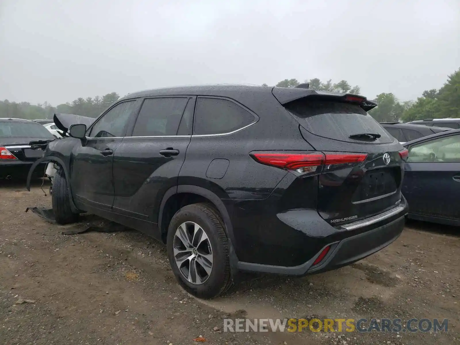 3 Photograph of a damaged car 5TDHZRBH4LS512264 TOYOTA HIGHLANDER 2020