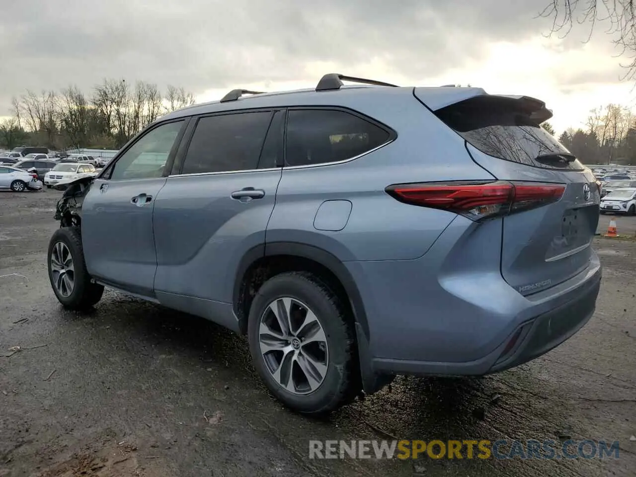 2 Photograph of a damaged car 5TDHZRBH6LS028399 TOYOTA HIGHLANDER 2020