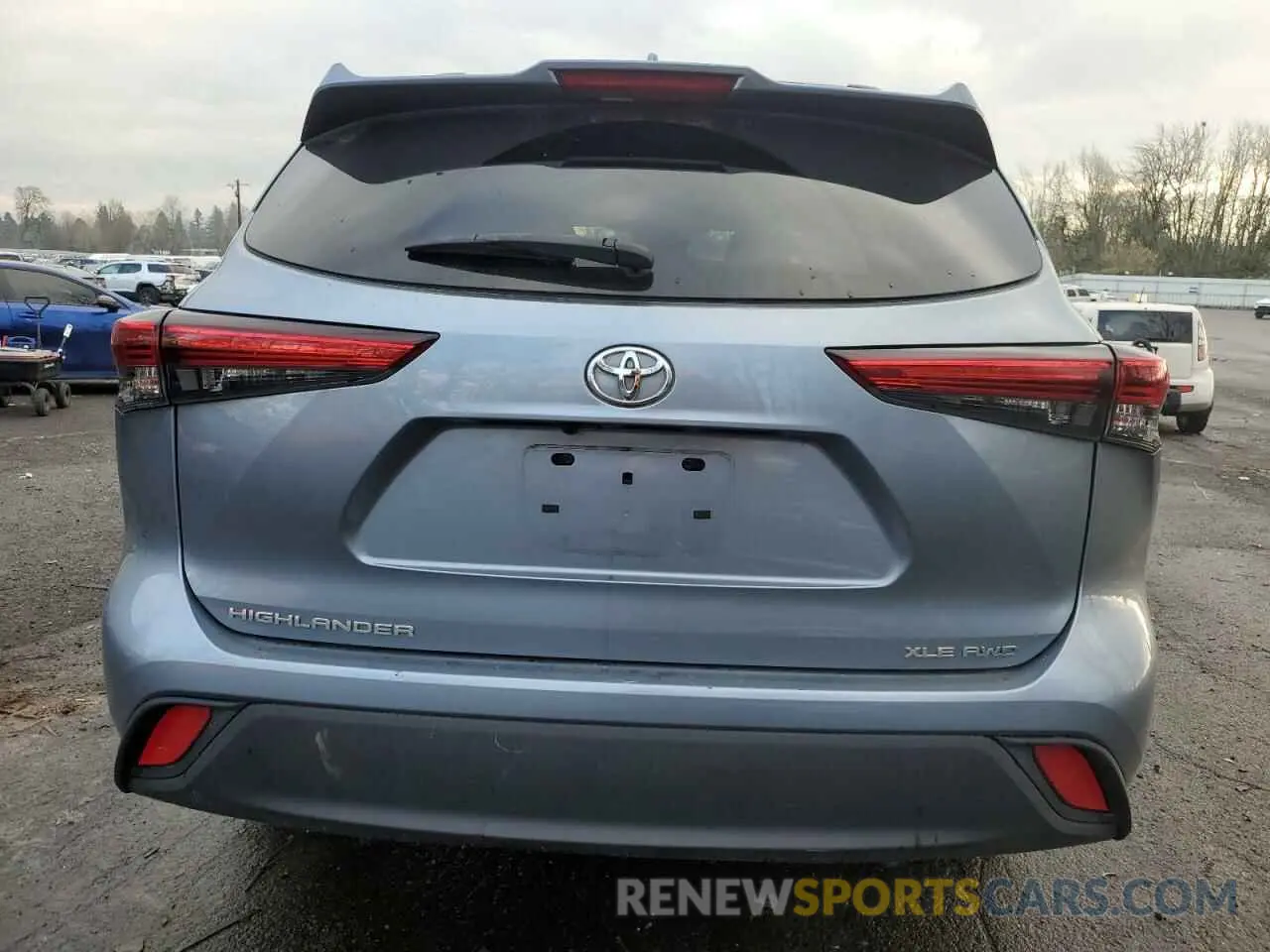 6 Photograph of a damaged car 5TDHZRBH6LS028399 TOYOTA HIGHLANDER 2020
