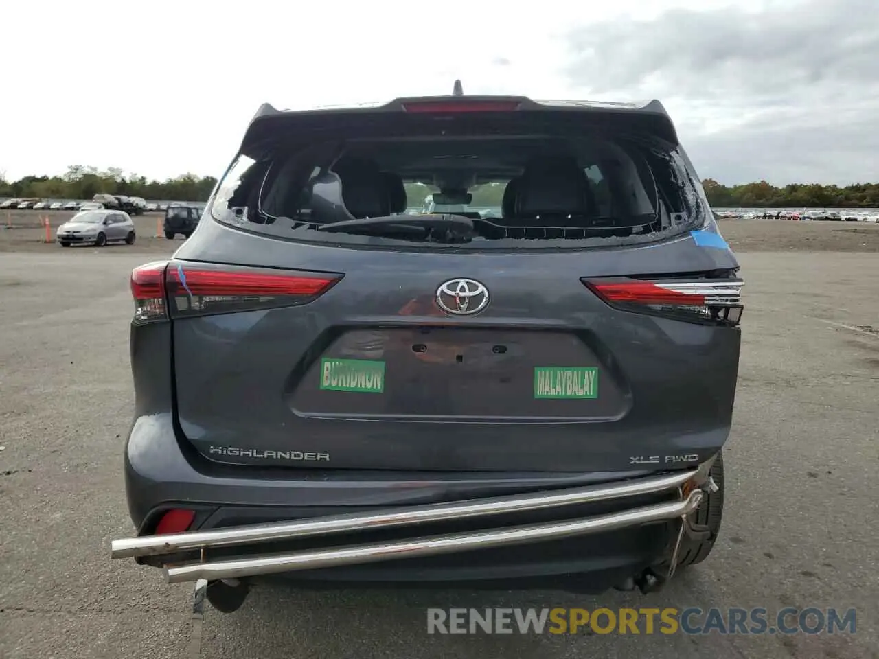 6 Photograph of a damaged car 5TDHZRBH6LS030282 TOYOTA HIGHLANDER 2020