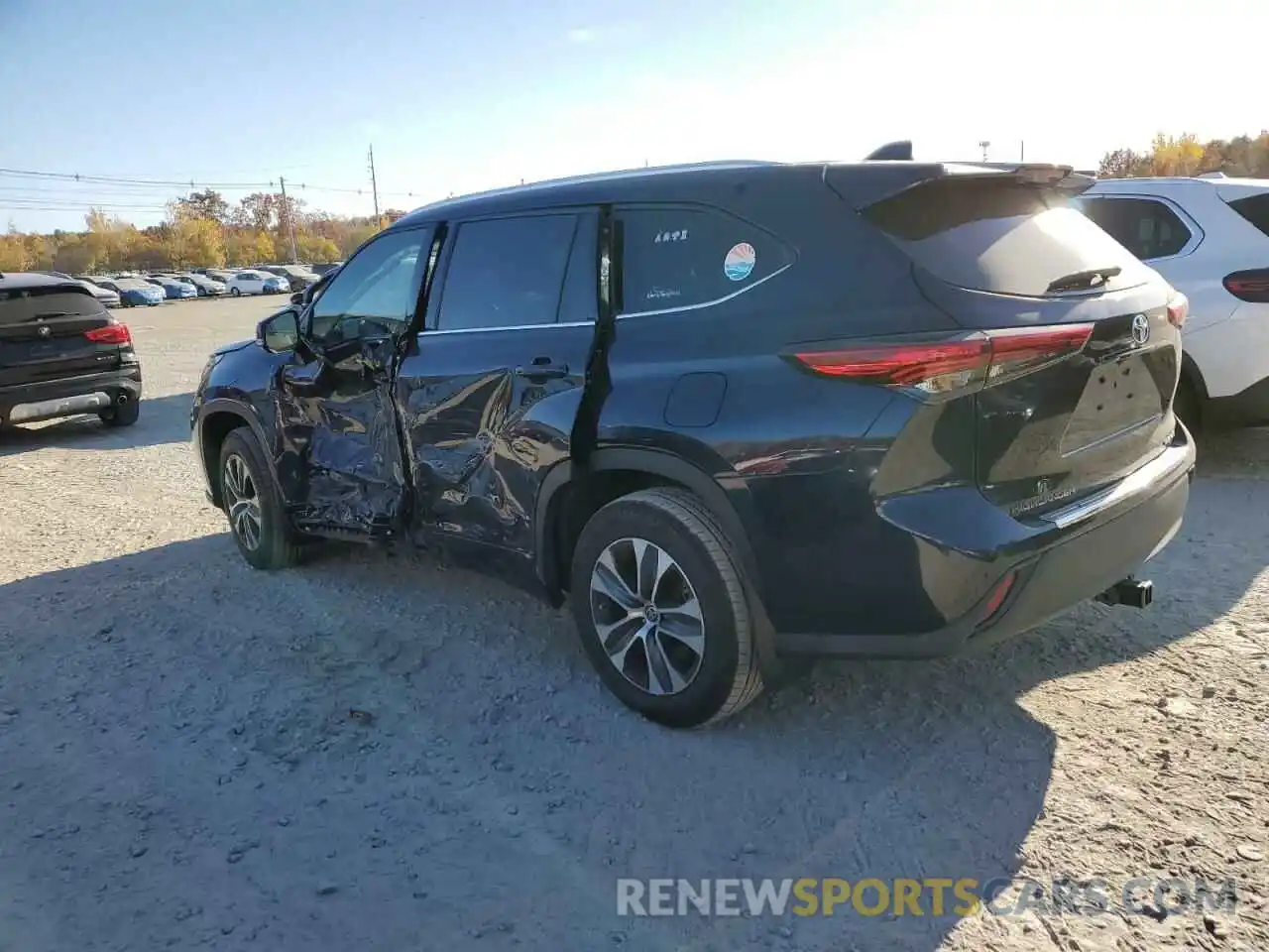 2 Photograph of a damaged car 5TDHZRBH7LS012017 TOYOTA HIGHLANDER 2020