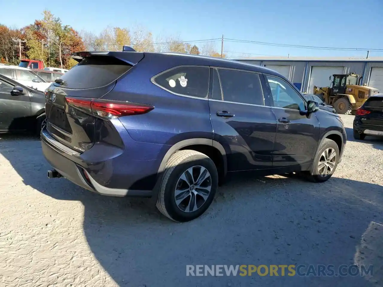 3 Photograph of a damaged car 5TDHZRBH7LS012017 TOYOTA HIGHLANDER 2020