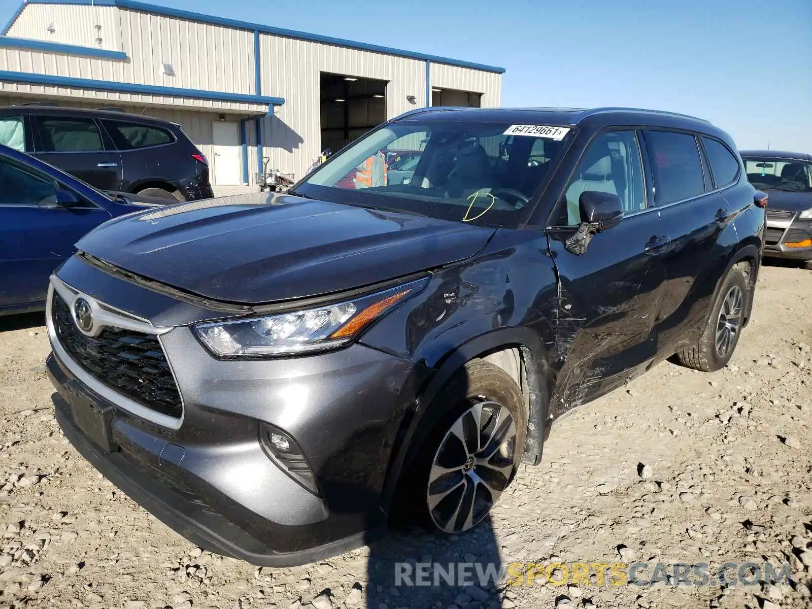 2 Photograph of a damaged car 5TDHZRBH7LS052632 TOYOTA HIGHLANDER 2020