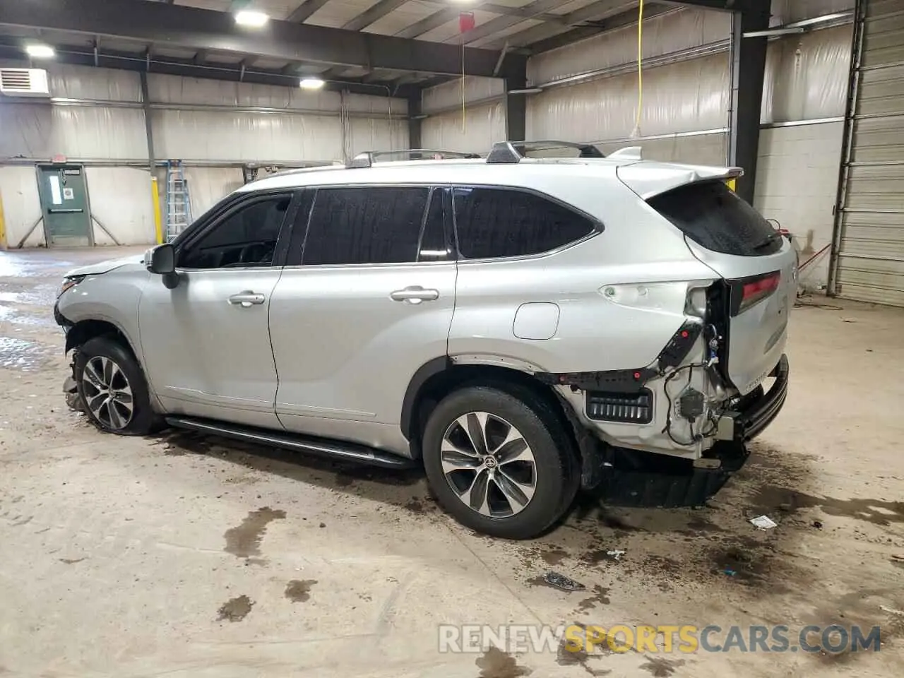 2 Photograph of a damaged car 5TDHZRBH8LS517595 TOYOTA HIGHLANDER 2020