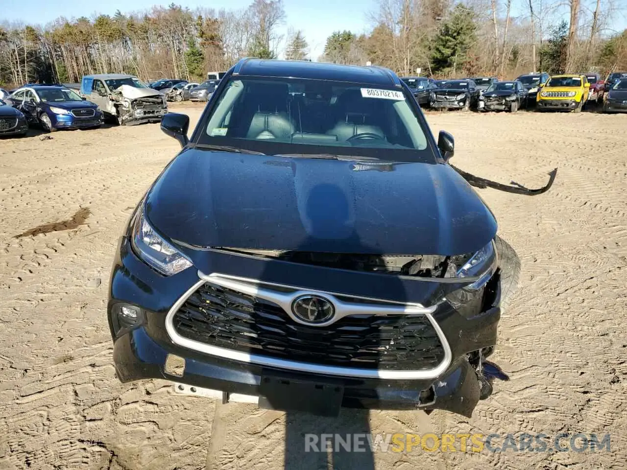 5 Photograph of a damaged car 5TDHZRBH8LS519069 TOYOTA HIGHLANDER 2020