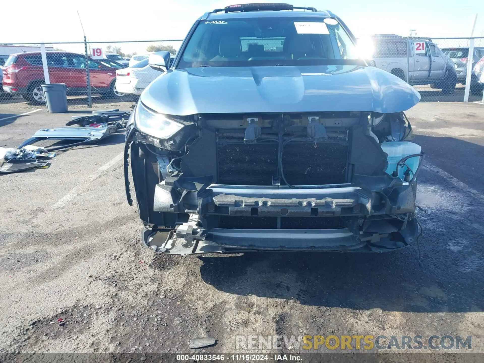 6 Photograph of a damaged car 5TDHZRBH9LS032415 TOYOTA HIGHLANDER 2020