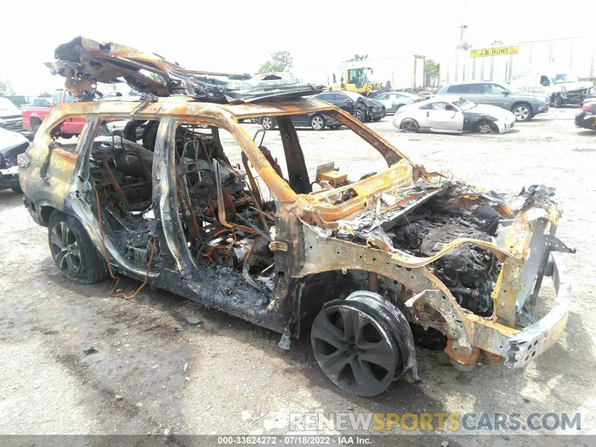 1 Photograph of a damaged car 5TDHZRBH9LS505956 TOYOTA HIGHLANDER 2020