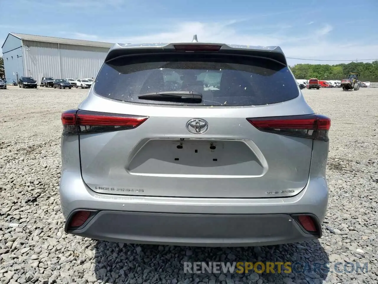 6 Photograph of a damaged car 5TDHZRBH9LS506413 TOYOTA HIGHLANDER 2020