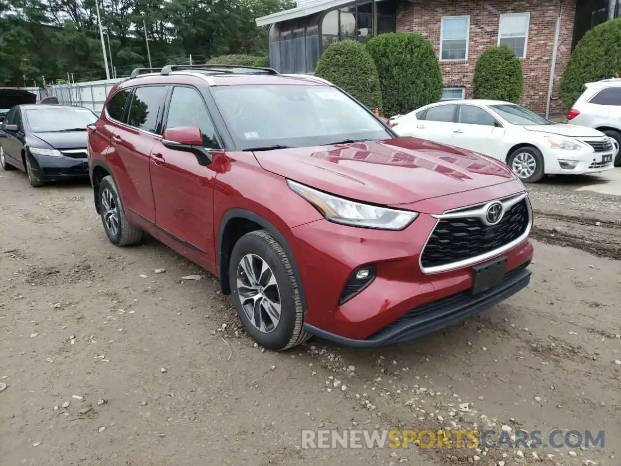 1 Photograph of a damaged car 5TDHZRBHXLS030771 TOYOTA HIGHLANDER 2020