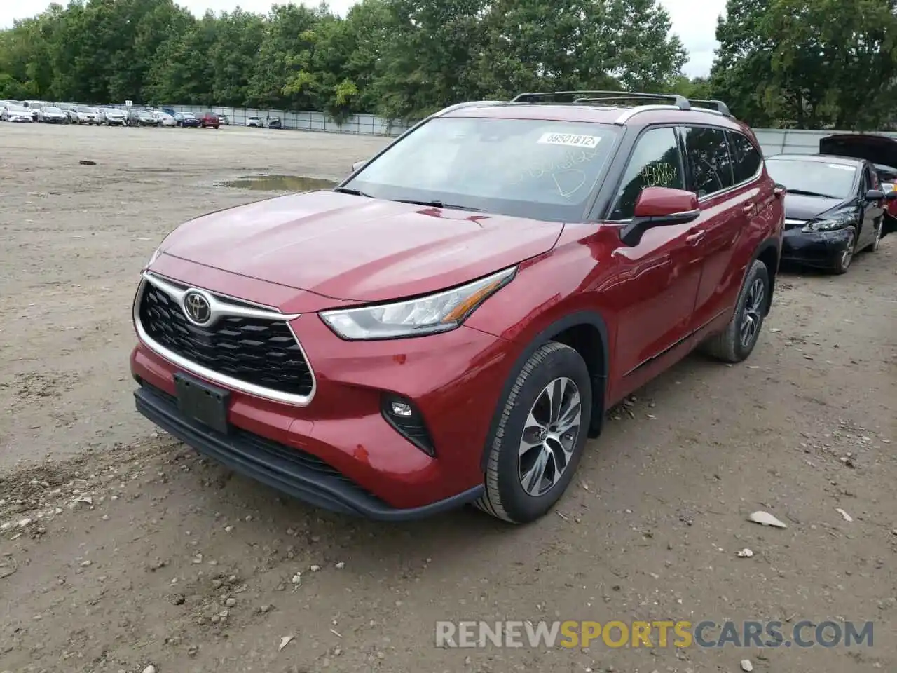 2 Photograph of a damaged car 5TDHZRBHXLS030771 TOYOTA HIGHLANDER 2020