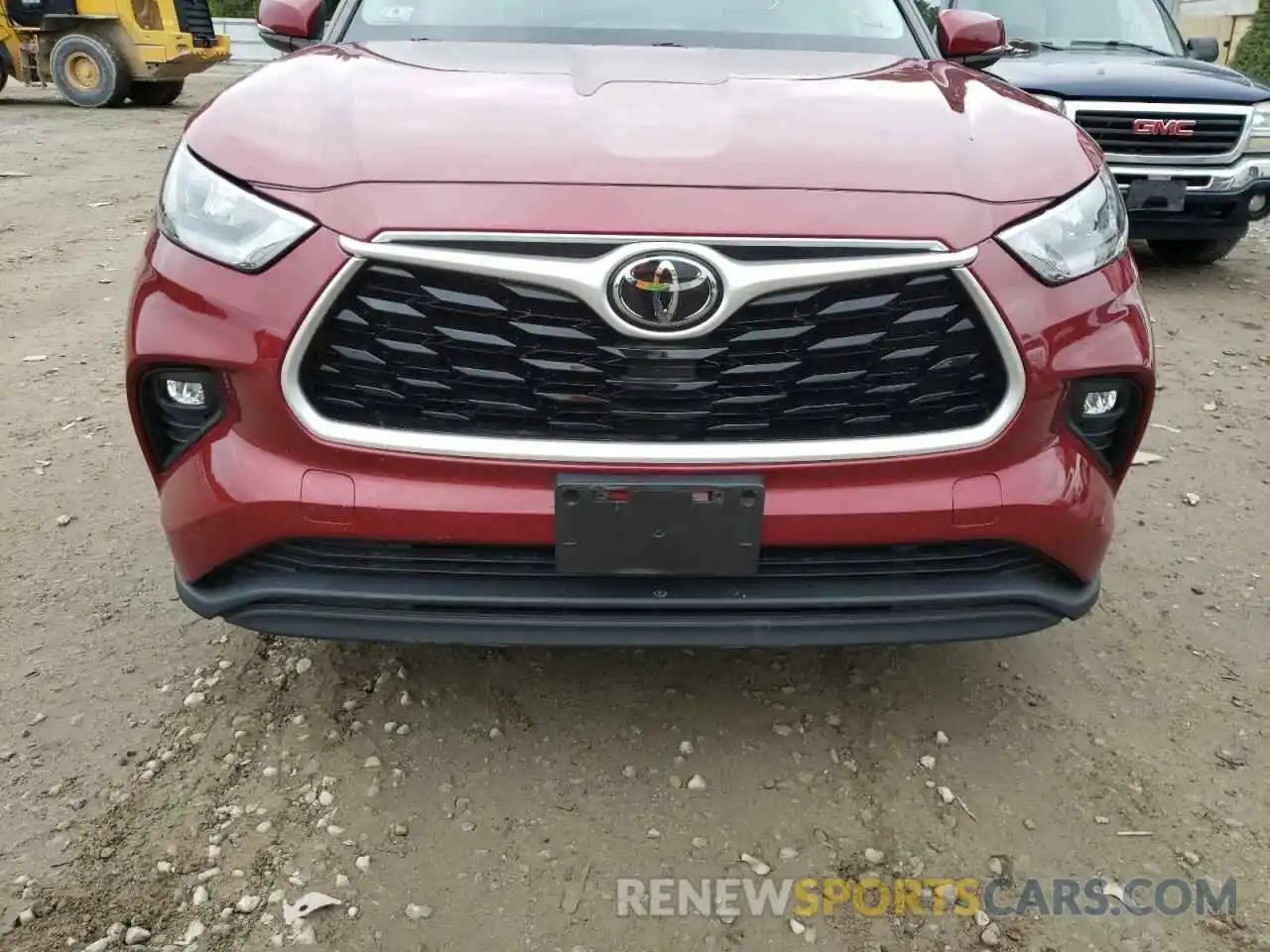 9 Photograph of a damaged car 5TDHZRBHXLS030771 TOYOTA HIGHLANDER 2020