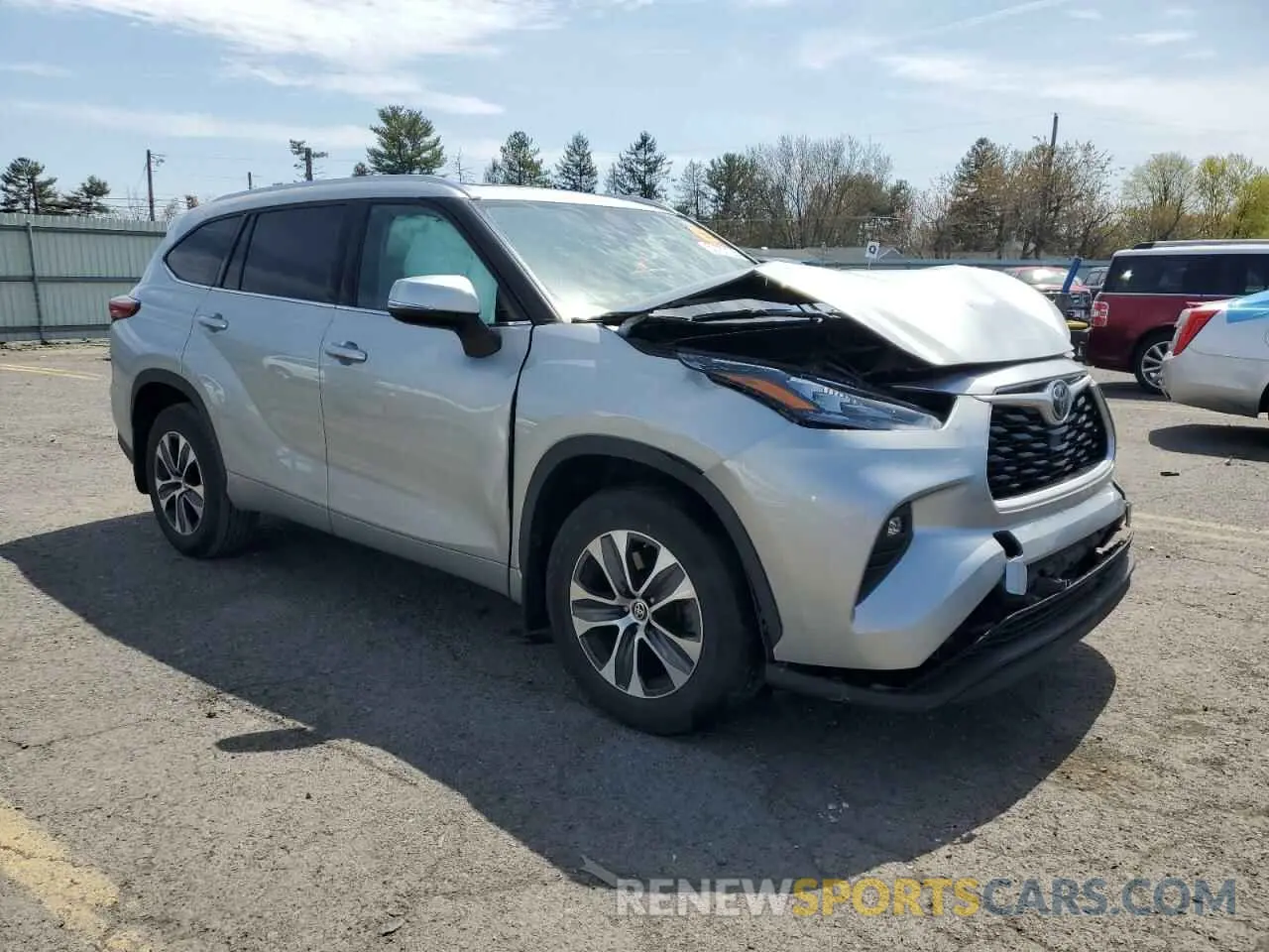 4 Photograph of a damaged car 5TDHZRBHXLS031953 TOYOTA HIGHLANDER 2020