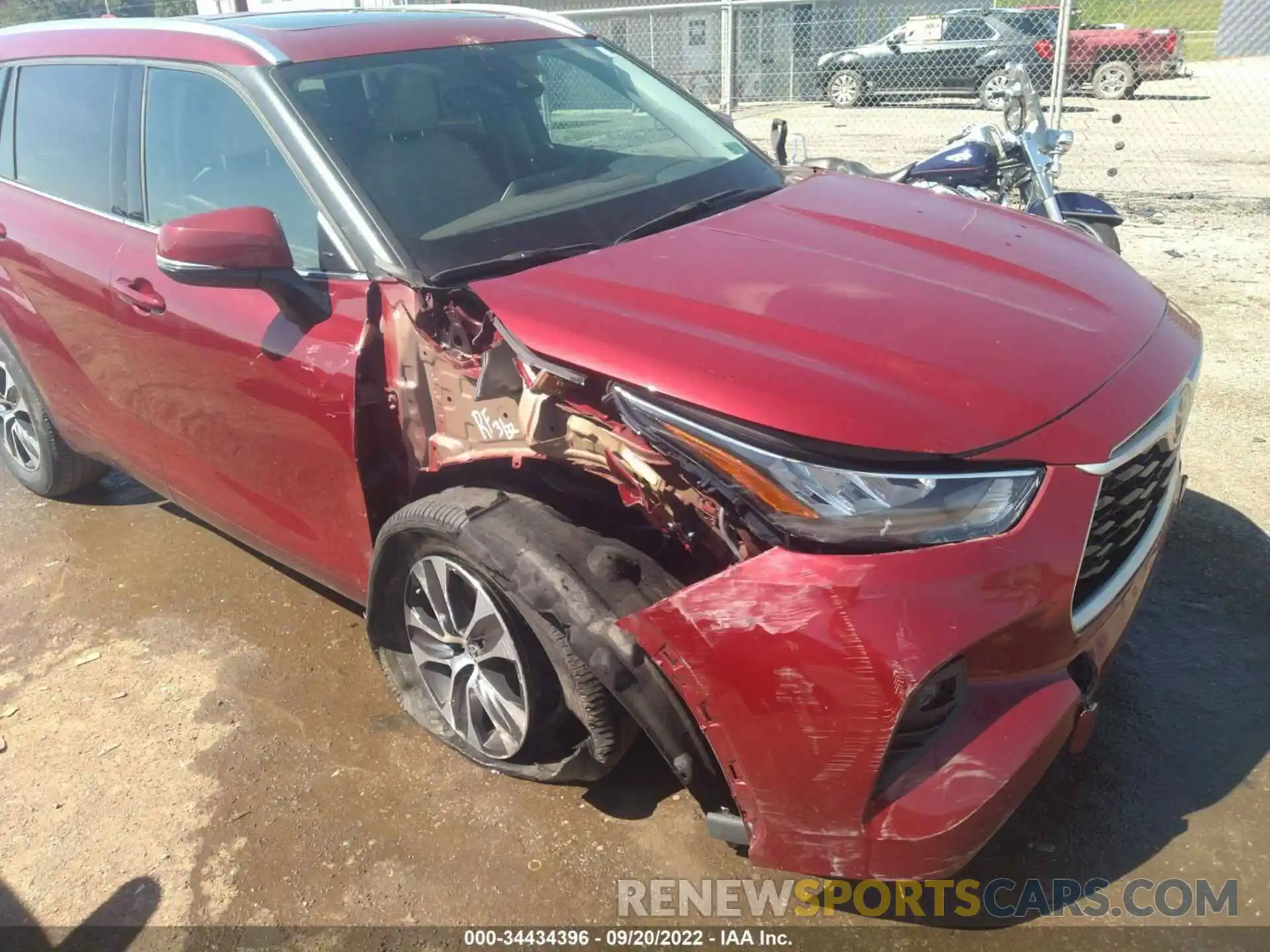 6 Photograph of a damaged car 5TDHZRBHXLS041947 TOYOTA HIGHLANDER 2020