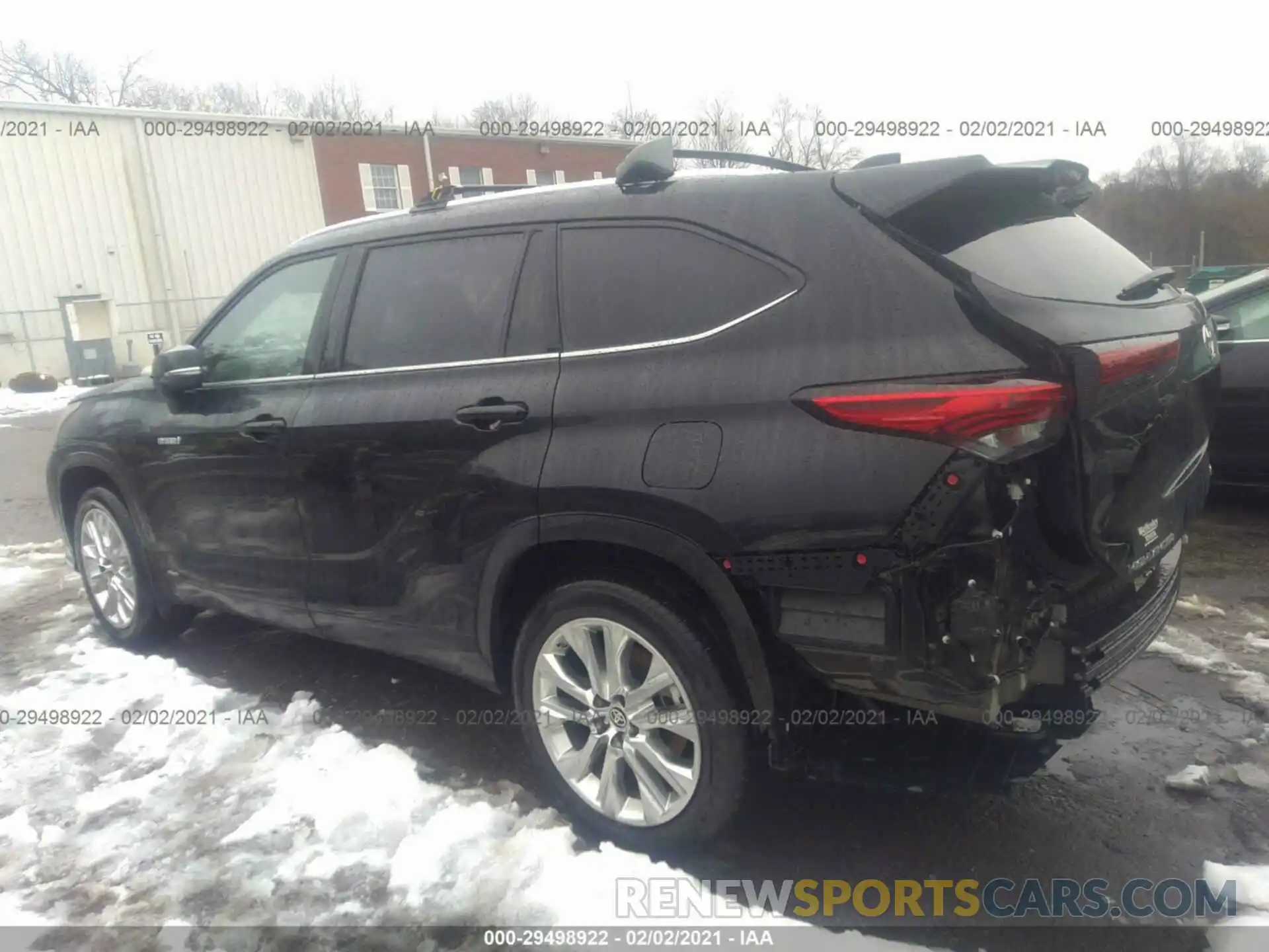 3 Photograph of a damaged car 5TDXBRCH2LS010075 TOYOTA HIGHLANDER 2020