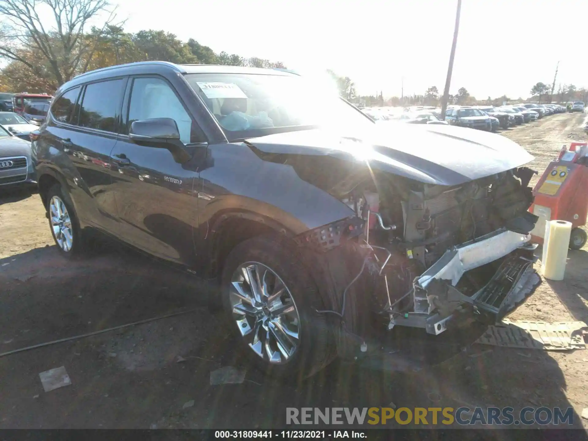 1 Photograph of a damaged car 5TDXBRCH4LS012913 TOYOTA HIGHLANDER 2020