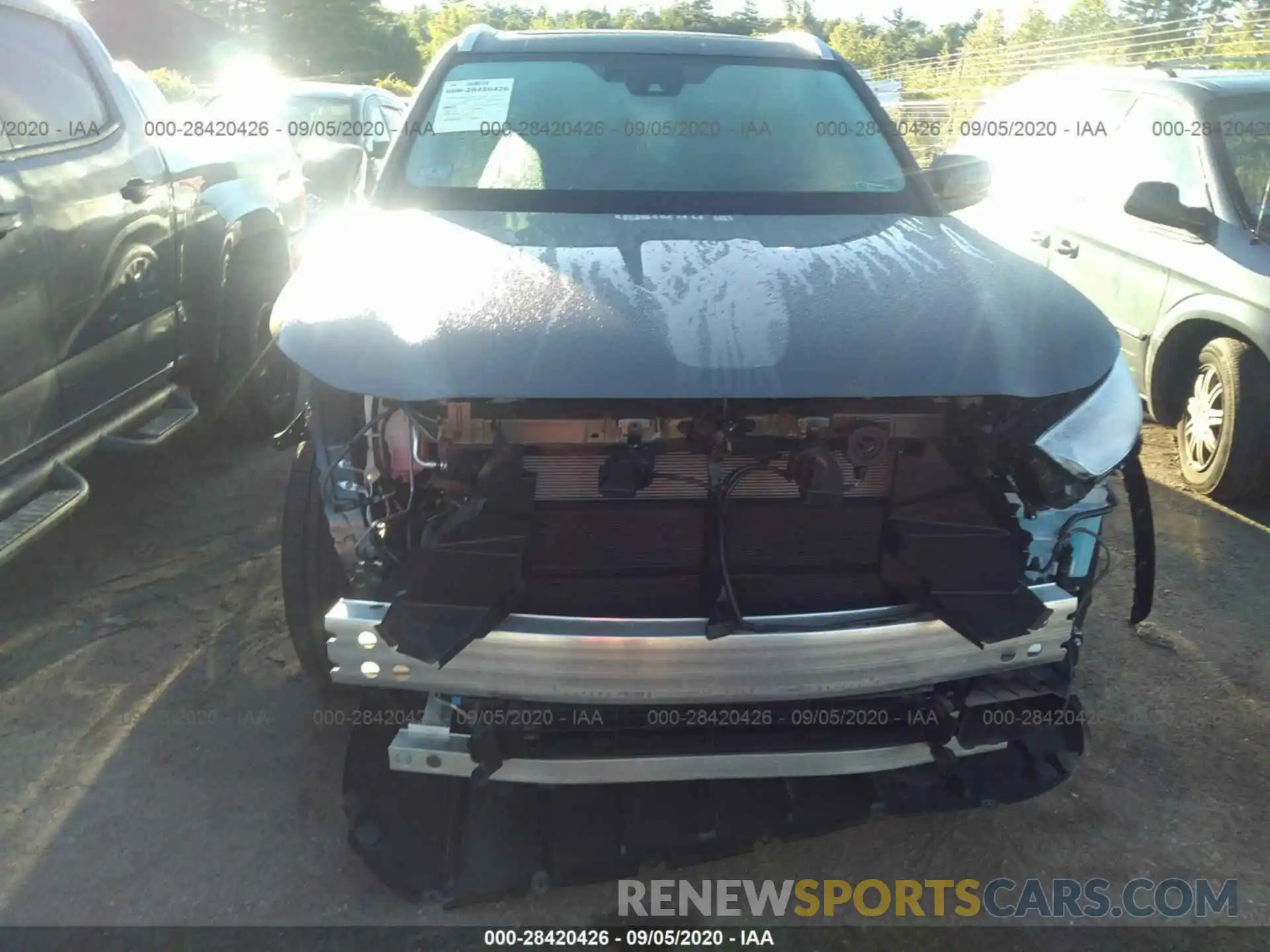 6 Photograph of a damaged car 5TDXBRCH7LS002621 TOYOTA HIGHLANDER 2020