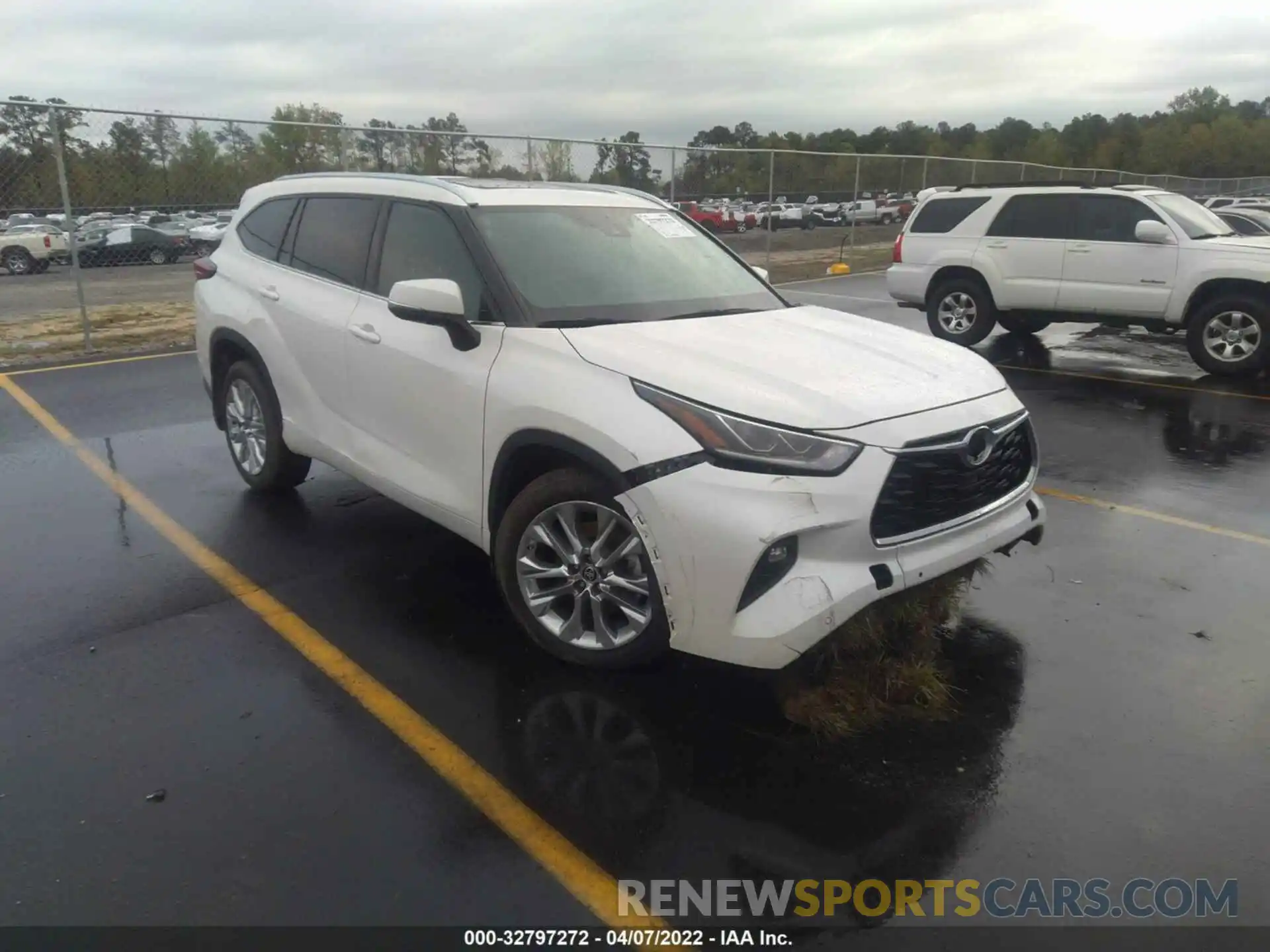 1 Photograph of a damaged car 5TDYARAH2LS001354 TOYOTA HIGHLANDER 2020