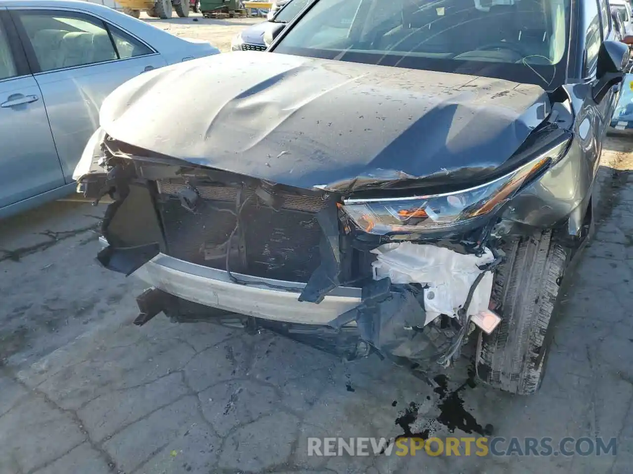 9 Photograph of a damaged car 5TDYZRAH0LS007405 TOYOTA HIGHLANDER 2020