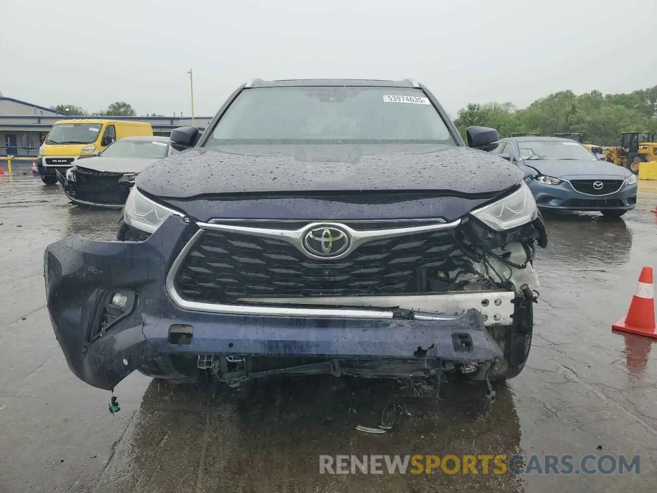 5 Photograph of a damaged car 5TDYZRAH0LS008778 TOYOTA HIGHLANDER 2020