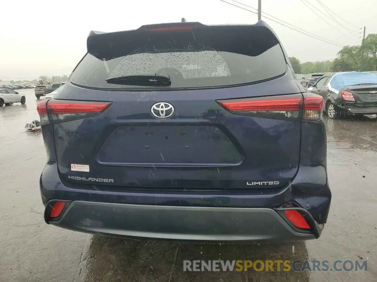 6 Photograph of a damaged car 5TDYZRAH0LS008778 TOYOTA HIGHLANDER 2020