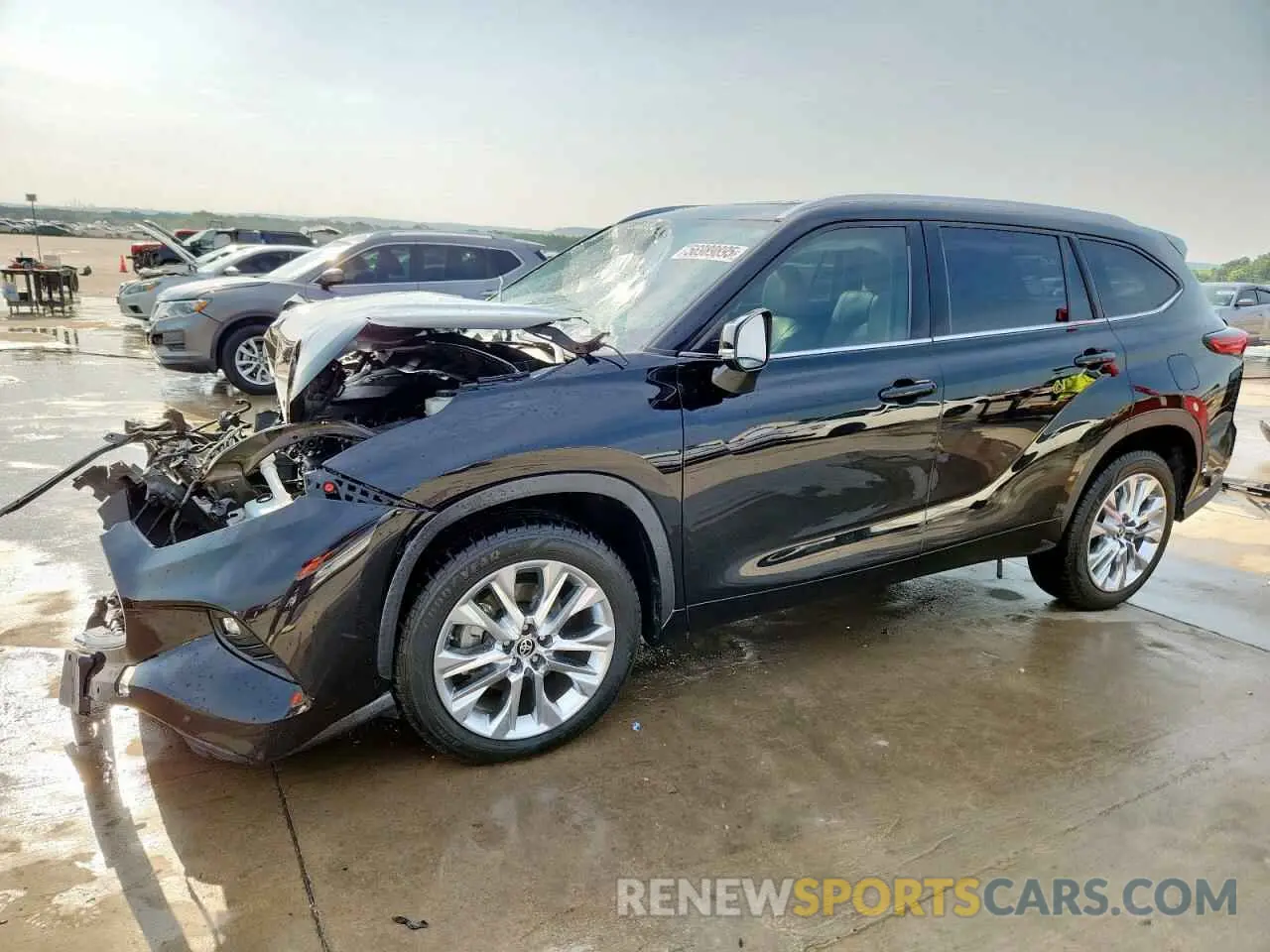 1 Photograph of a damaged car 5TDYZRAH2LS002822 TOYOTA HIGHLANDER 2020