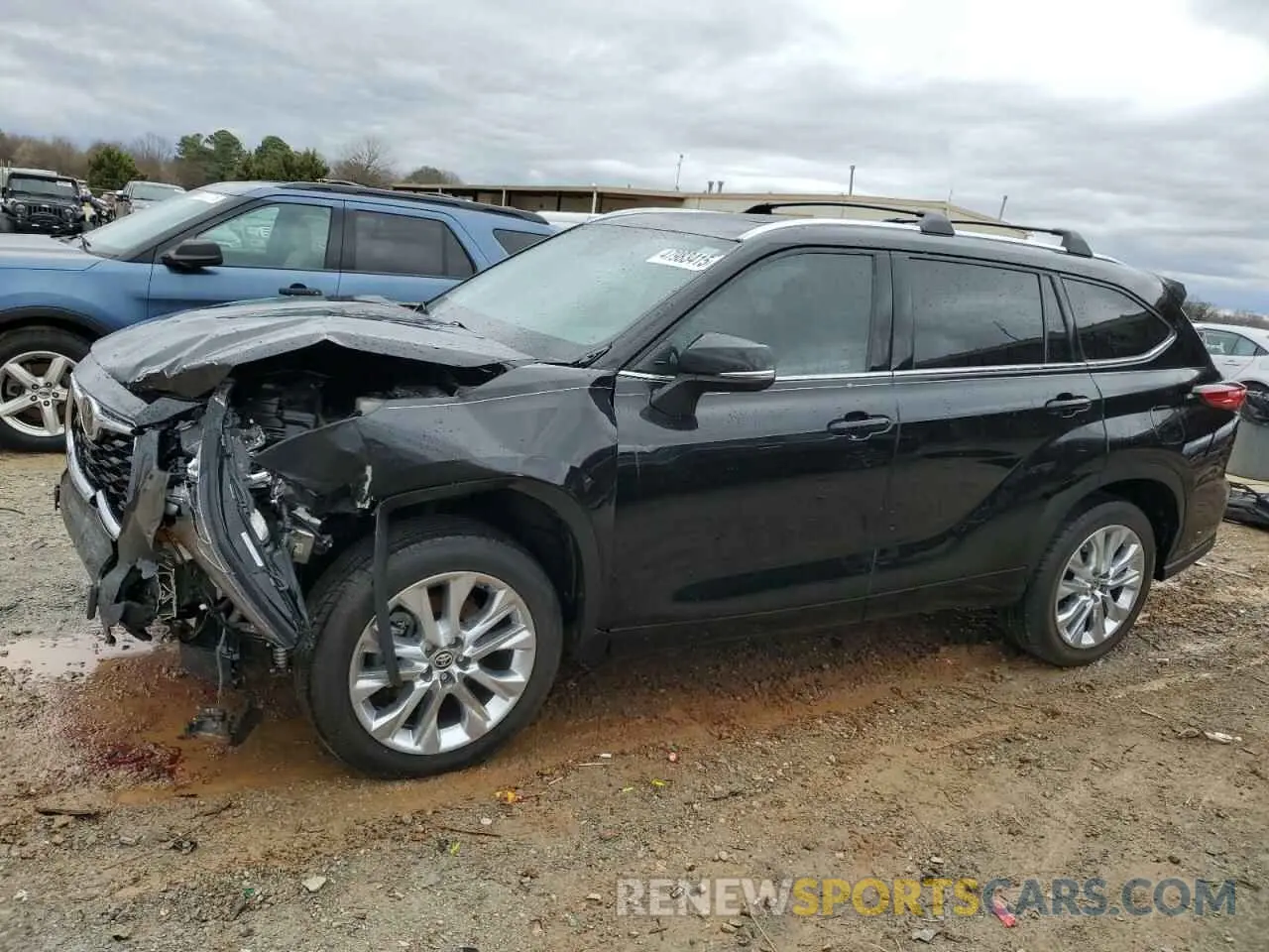 1 Photograph of a damaged car 5TDYZRAH3LS011187 TOYOTA HIGHLANDER 2020