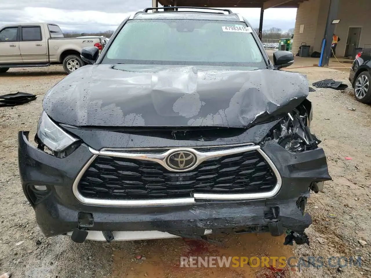 5 Photograph of a damaged car 5TDYZRAH3LS011187 TOYOTA HIGHLANDER 2020