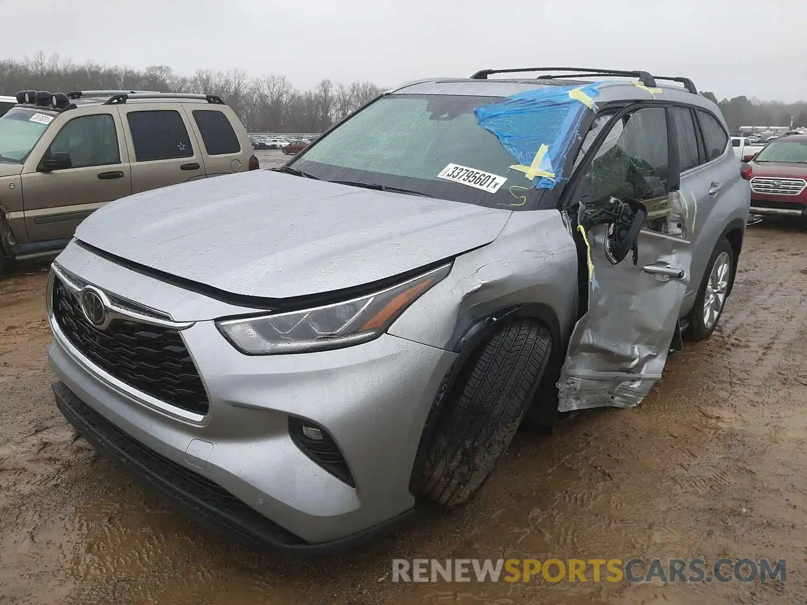 2 Photograph of a damaged car 5TDYZRAH3LS020083 TOYOTA HIGHLANDER 2020