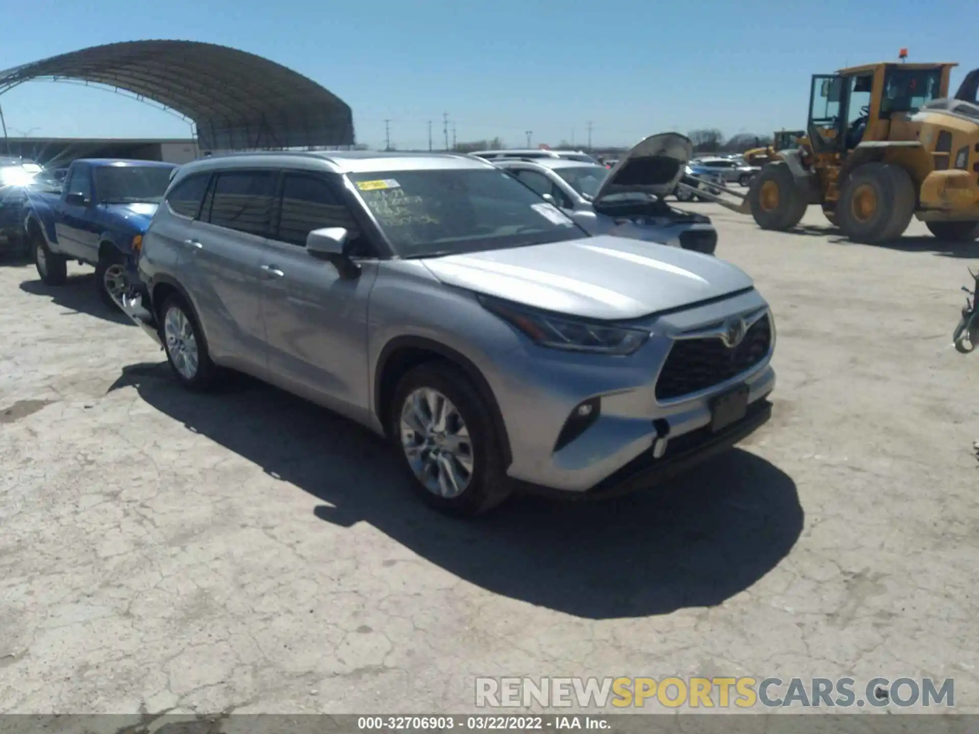 1 Photograph of a damaged car 5TDYZRAH3LS030936 TOYOTA HIGHLANDER 2020