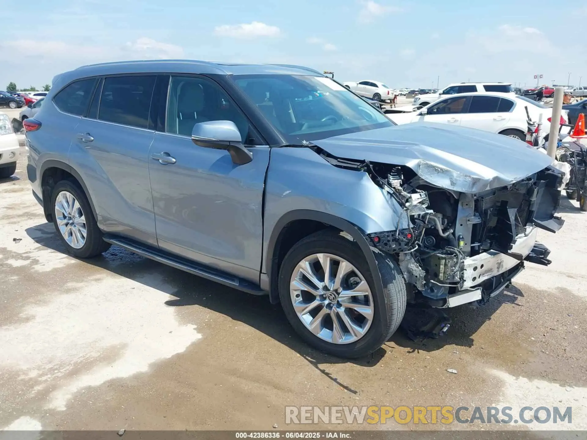1 Photograph of a damaged car 5TDYZRAH4LS030122 TOYOTA HIGHLANDER 2020