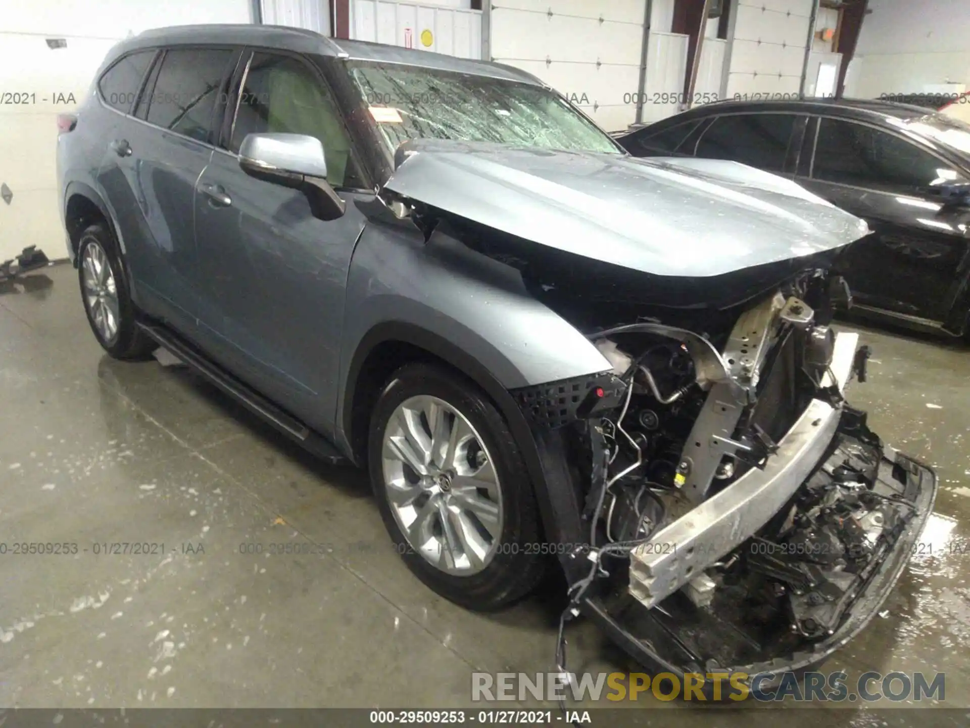 1 Photograph of a damaged car 5TDYZRAH5LS006640 TOYOTA HIGHLANDER 2020