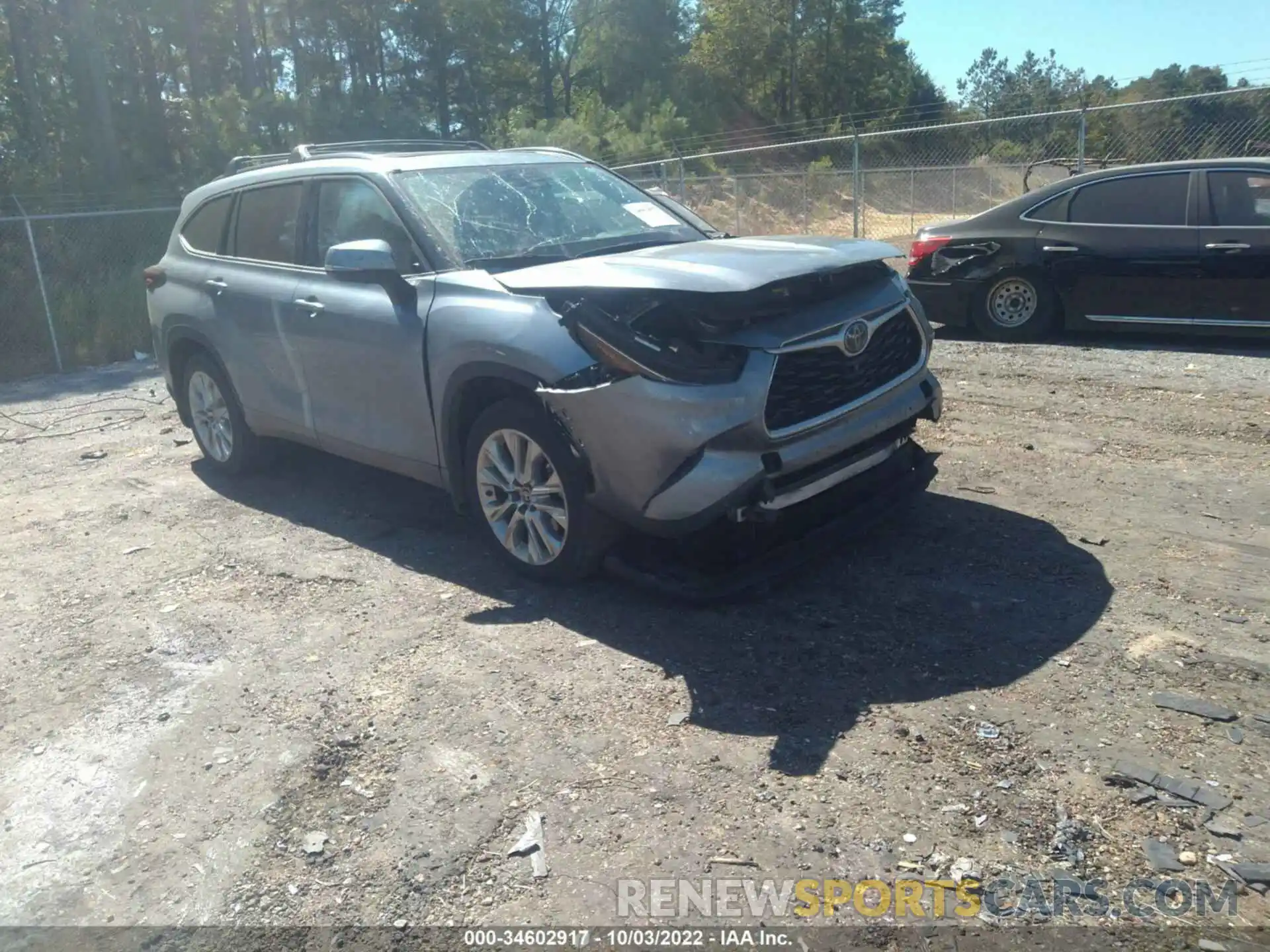 1 Photograph of a damaged car 5TDYZRAH6LS027710 TOYOTA HIGHLANDER 2020