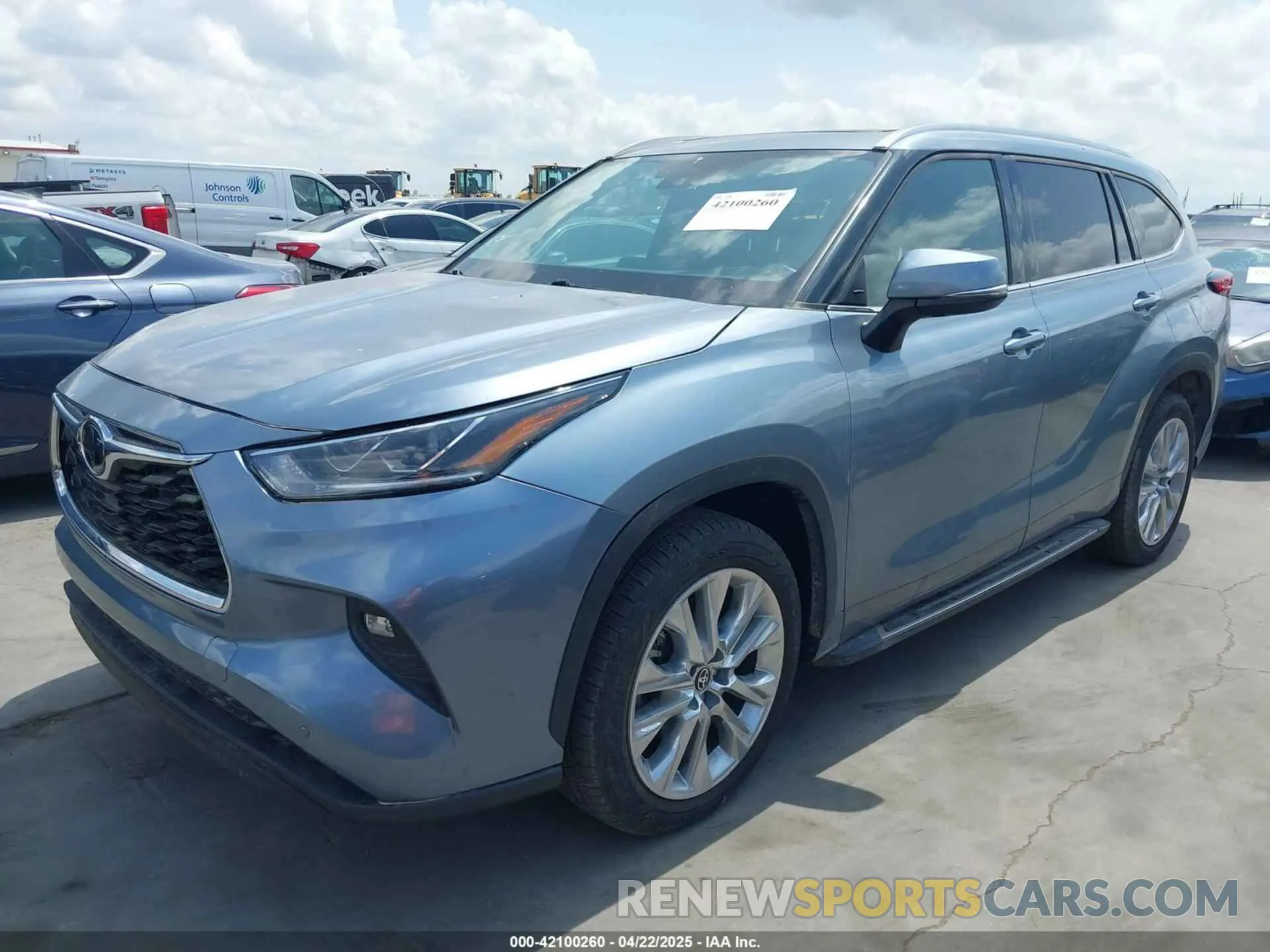 2 Photograph of a damaged car 5TDYZRAH7LS027649 TOYOTA HIGHLANDER 2020