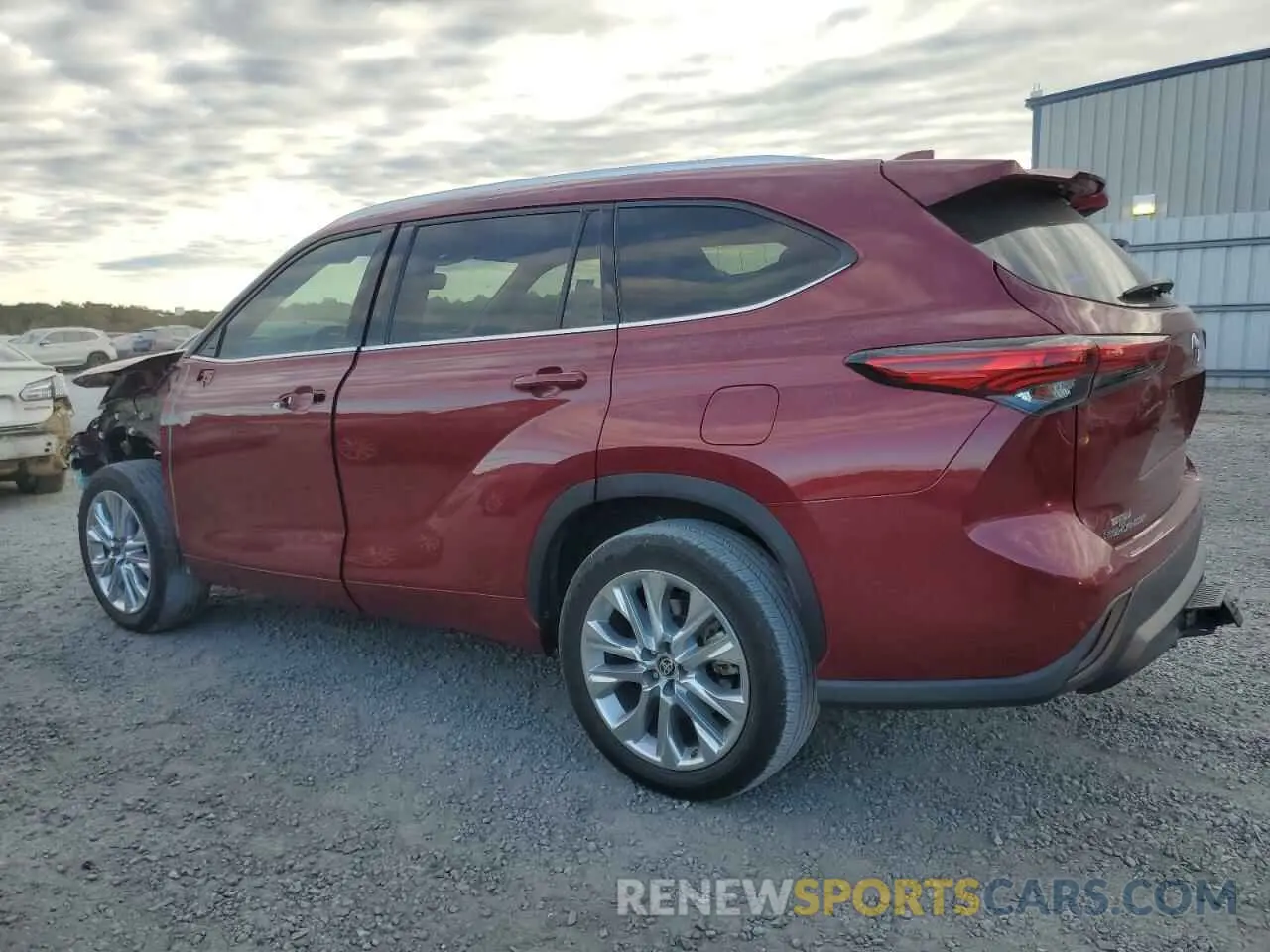 2 Photograph of a damaged car 5TDYZRAH9LS008214 TOYOTA HIGHLANDER 2020
