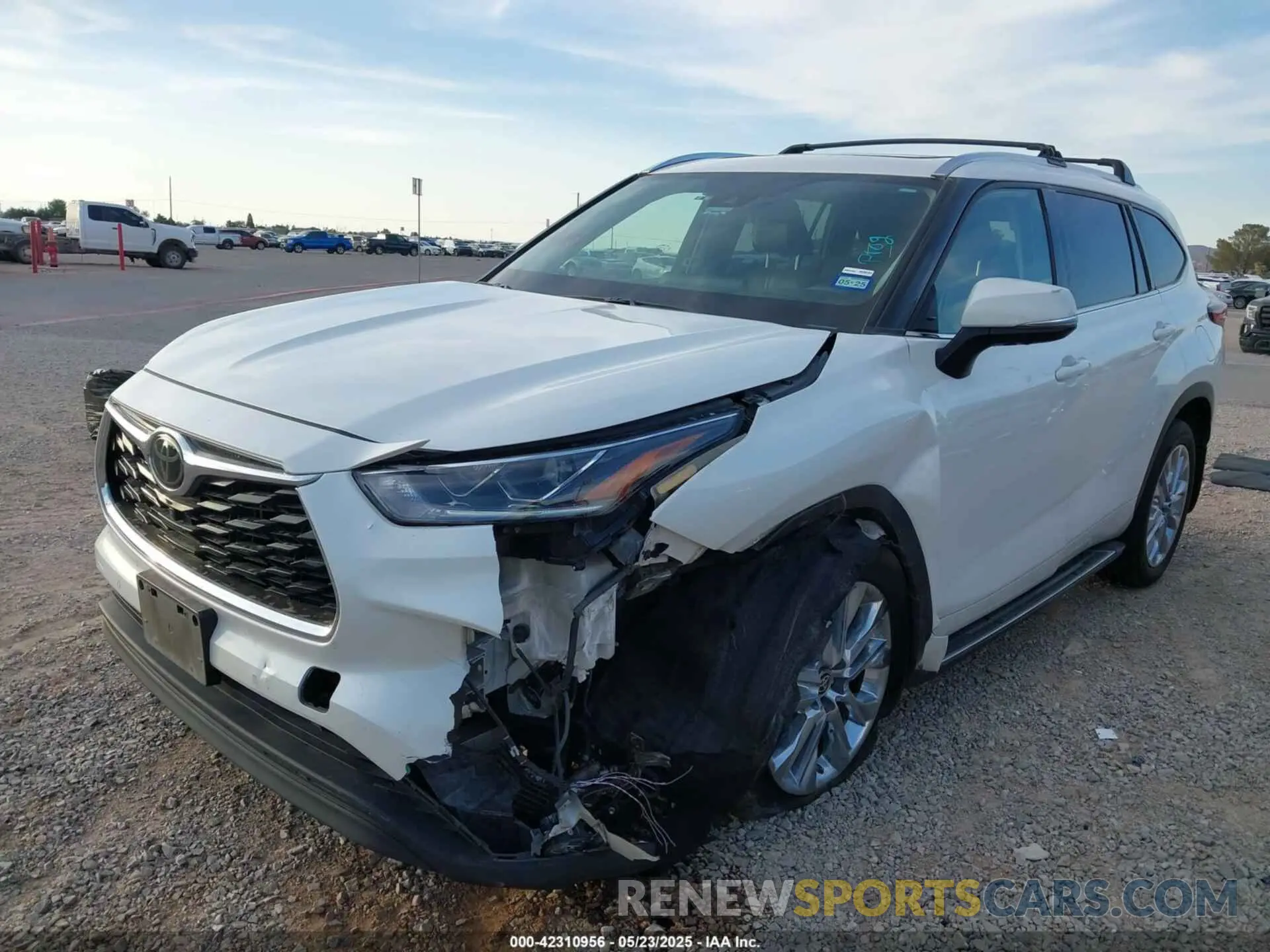 6 Photograph of a damaged car 5TDYZRAH9LS029483 TOYOTA HIGHLANDER 2020