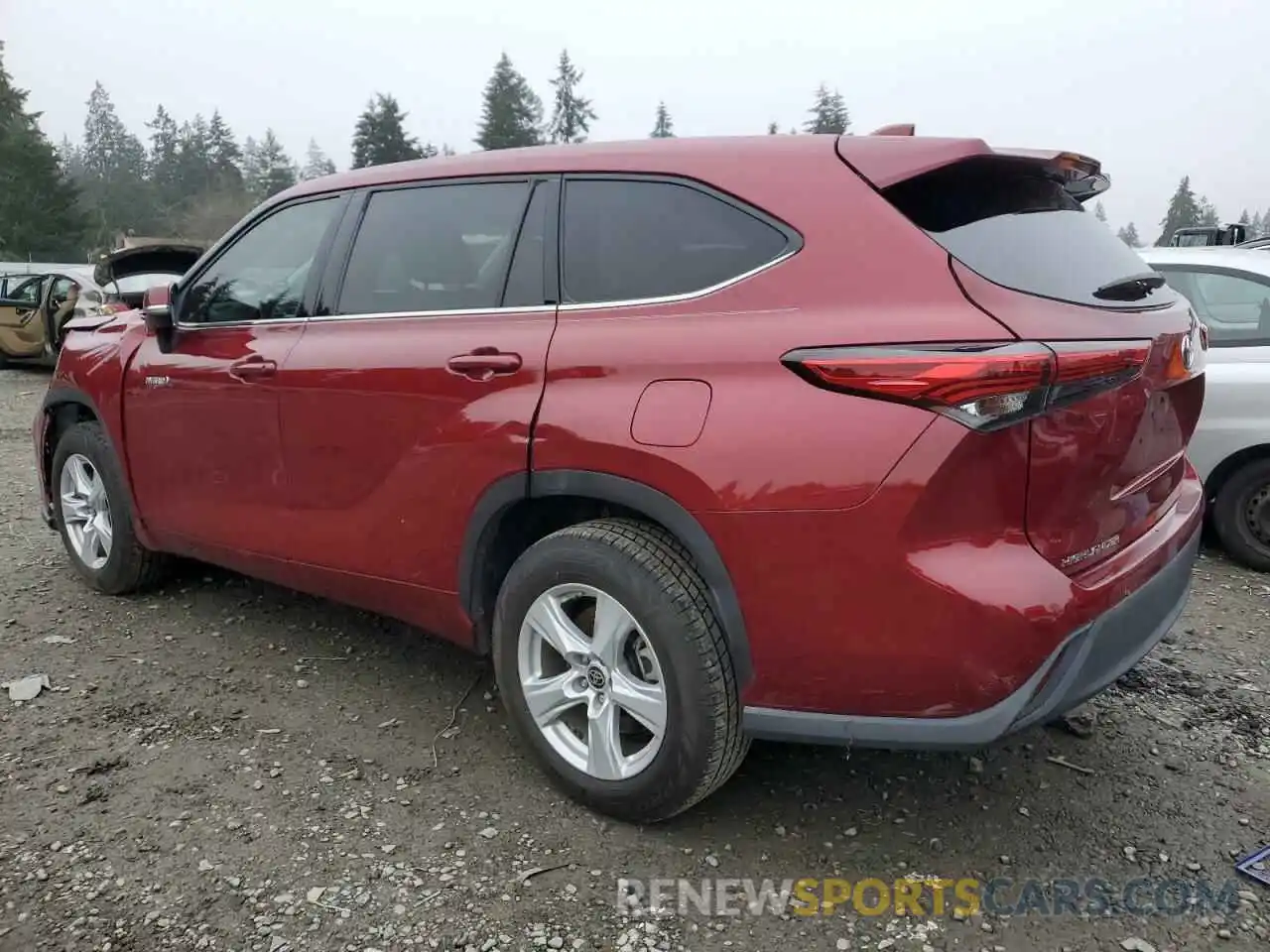 2 Photograph of a damaged car 5TDZARAH1LS001415 TOYOTA HIGHLANDER 2020