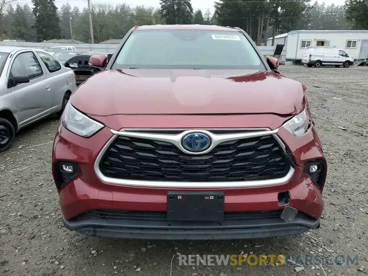 5 Photograph of a damaged car 5TDZARAH1LS001415 TOYOTA HIGHLANDER 2020