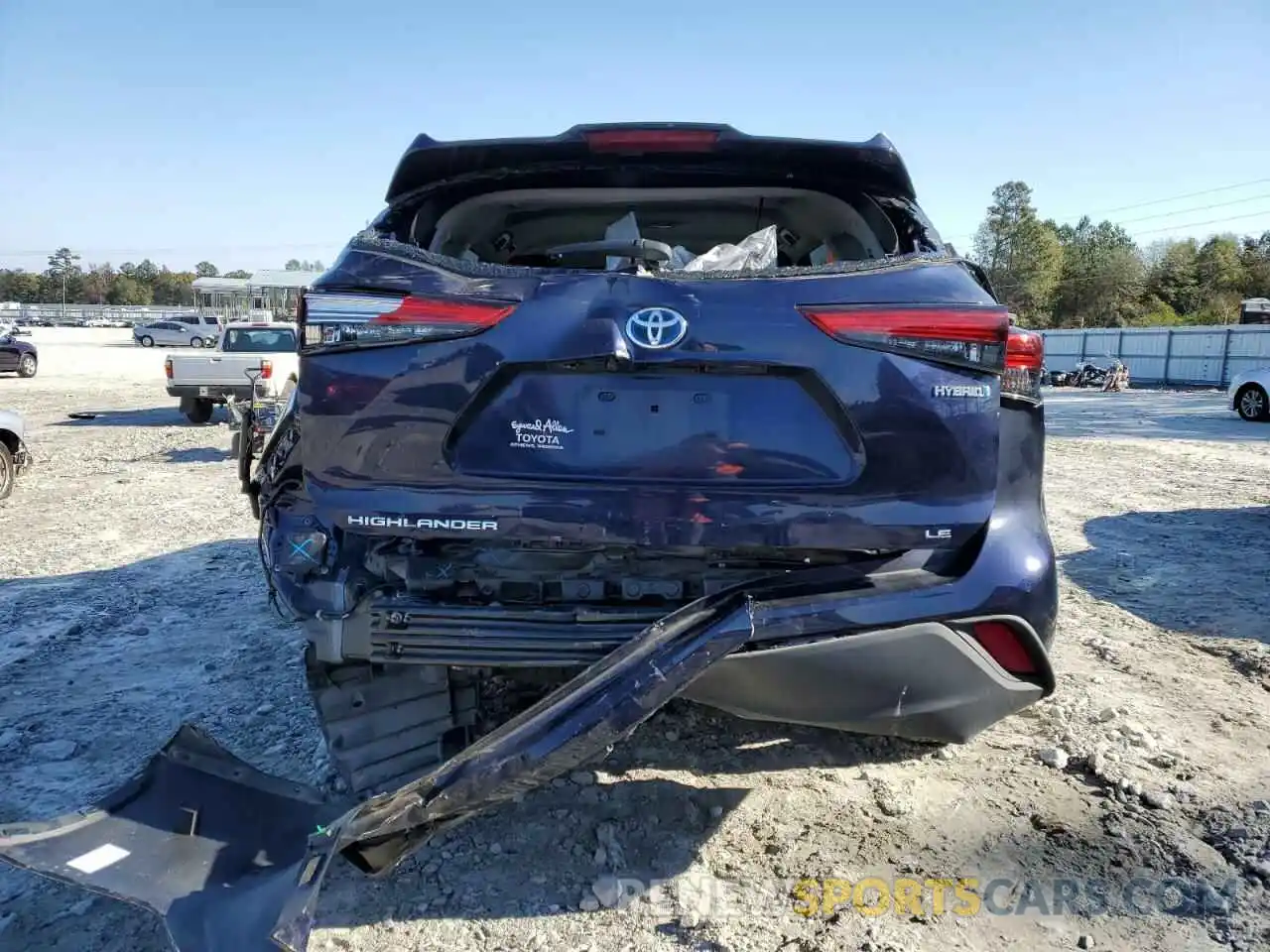 6 Photograph of a damaged car 5TDZARAH4LS500855 TOYOTA HIGHLANDER 2020