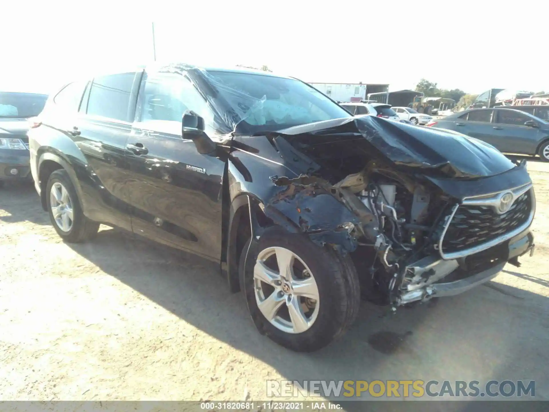 1 Photograph of a damaged car 5TDZARAH7LS002715 TOYOTA HIGHLANDER 2020